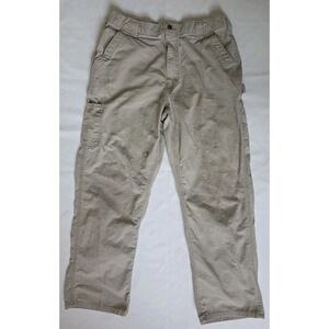Carhartt Men's Loose-Fit Work Pants, Beige, Size: 36x32, Distressed Gorpcore Tan